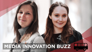 Freuen sich schon auf den Media Innovation Buzz: Imke Weerts (l.) und Mathilde Cabenda (r.)