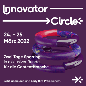 Jetzt für den Innovator Circle anmelden!