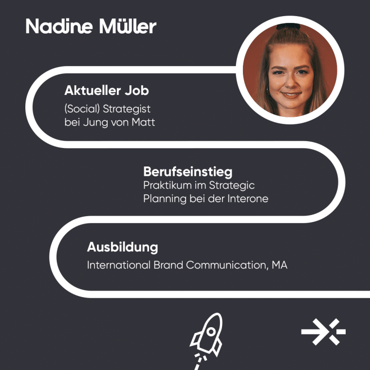 Nadine Müller ist Social Strategist bei Jung von Matt.