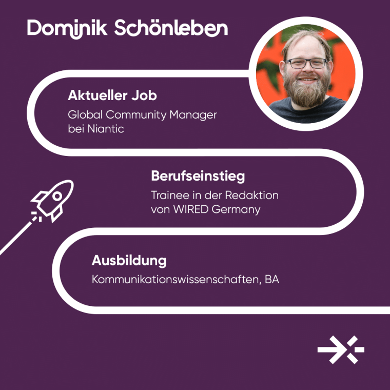 Dominik Schönleben ist Global Community Manager bei Niantic.
